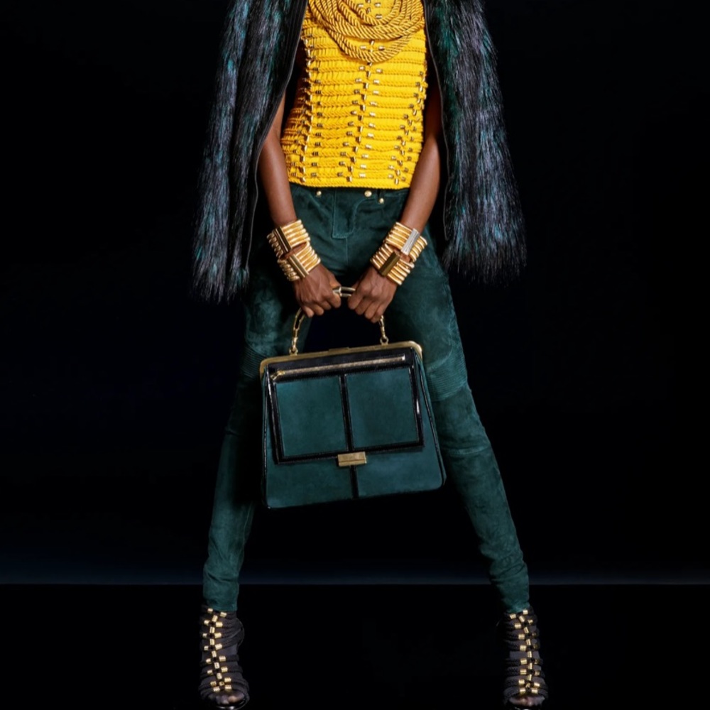 COPY - Brand new green purse limited edition BALMAIN X H&M ..